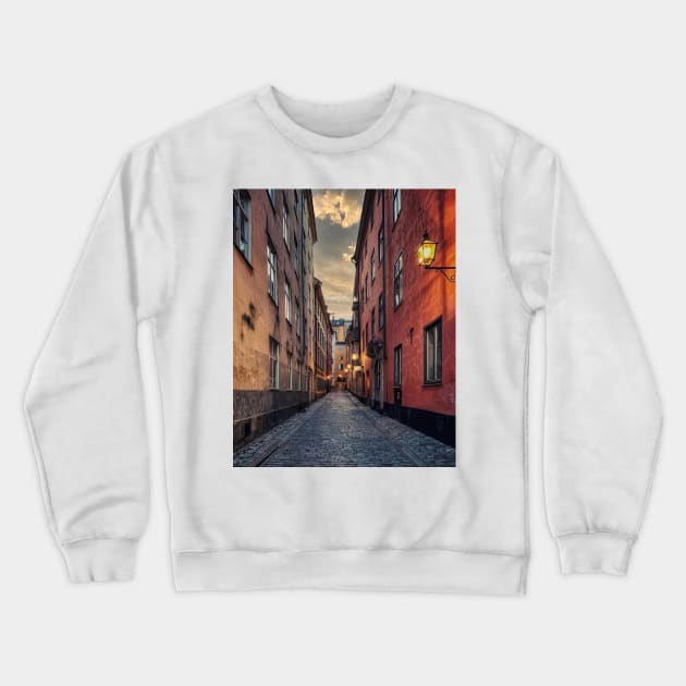 Stockholm Streets Crewneck Sweatshirt by GRKiT